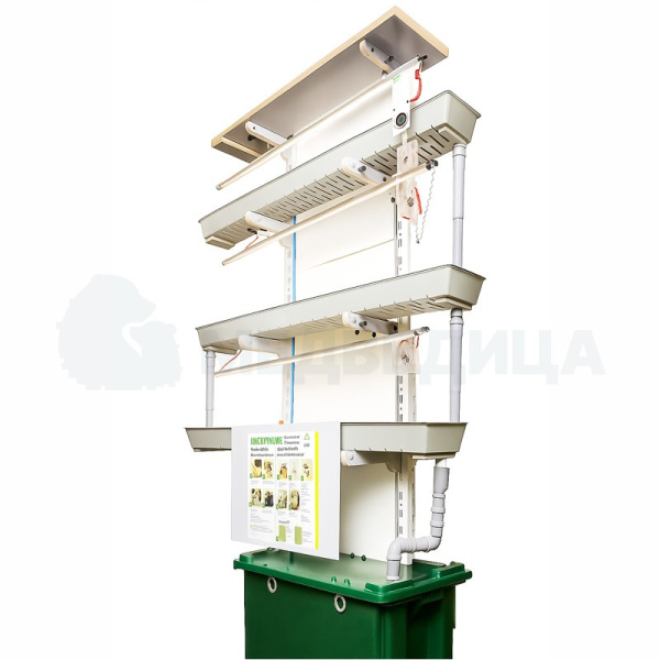 Комплект лабораторного оборудования и гидропонная ферма «Настенная» со стартовым набором расходных материалов.  